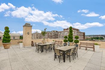 Apartments rooftop deck at Kalorama Park, Washington, DC 20009